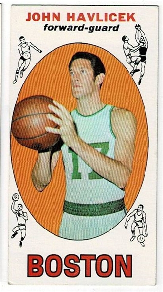 1969 Topps Basketball #20 John Havlicek - Boston Celtics RC